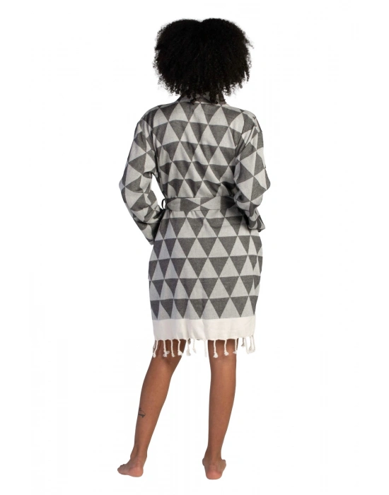 Niobe Black Bathrobe