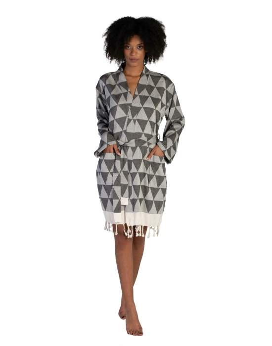 Niobe Black Bathrobe