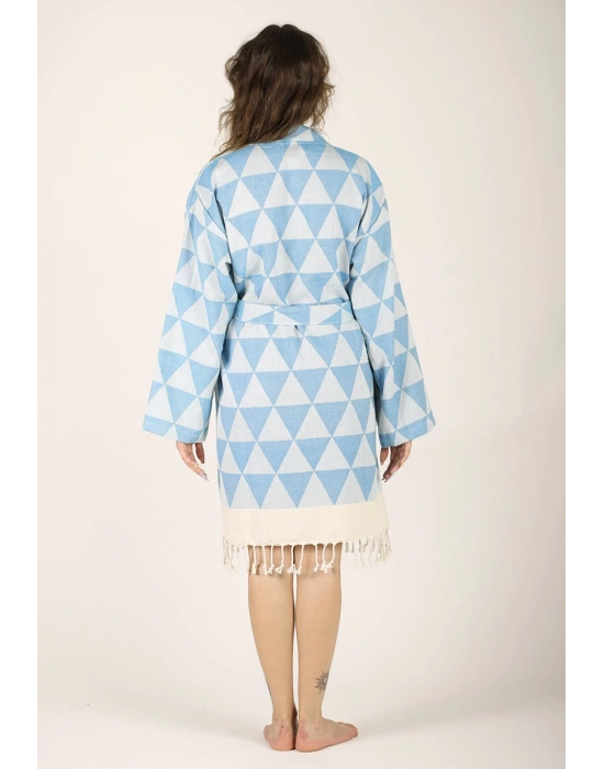 Niobe Turquoise Bathrobe