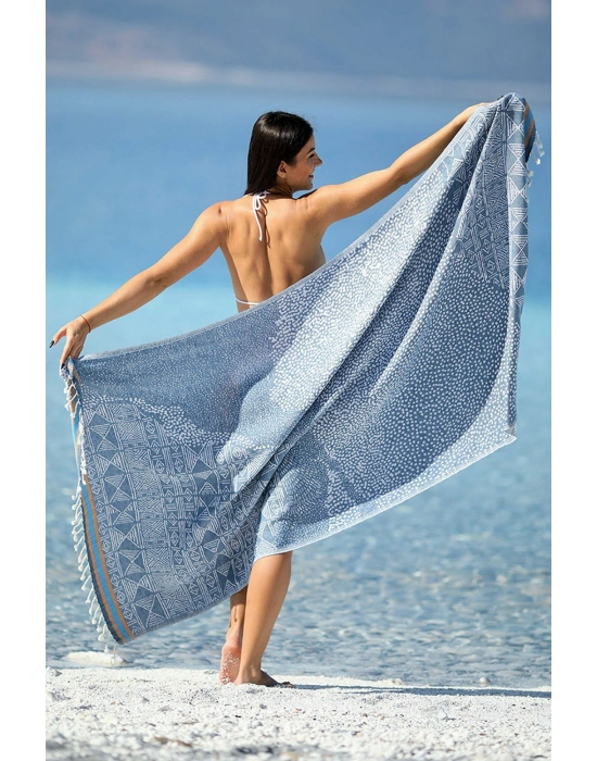 Oleria Navy Blue Peshtemal