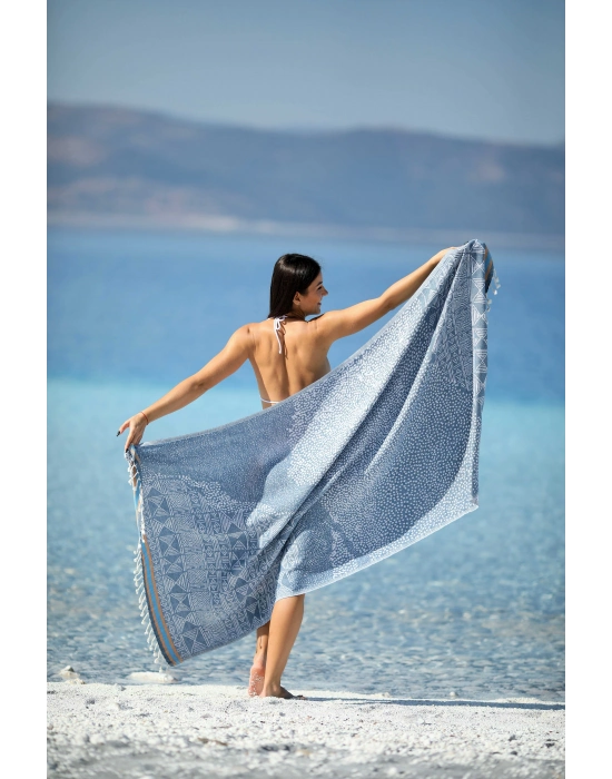 Oleria Lacivert Peshtemal