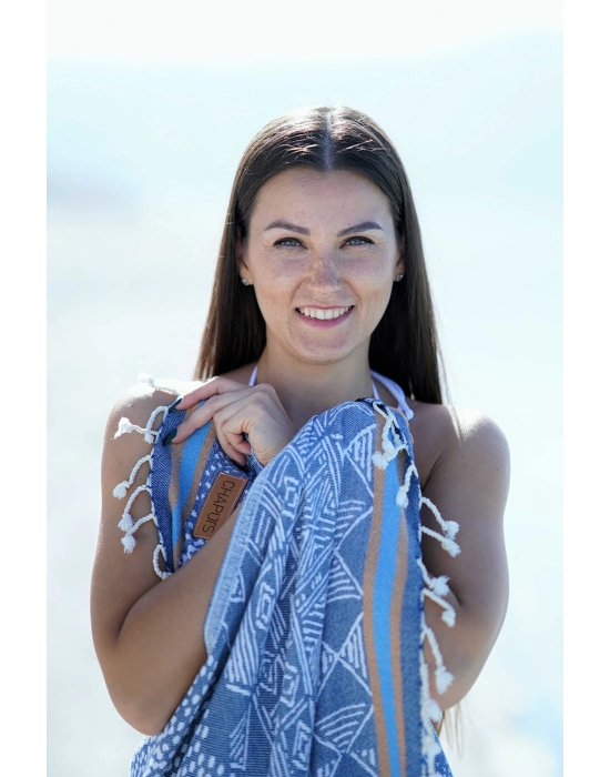 Oleria Navy Blue Peshtemal