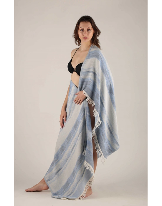 Paua Lacivert Peshtemal