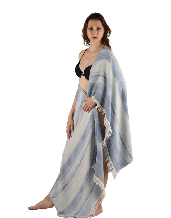 Paua Navy Blue Peshtemal