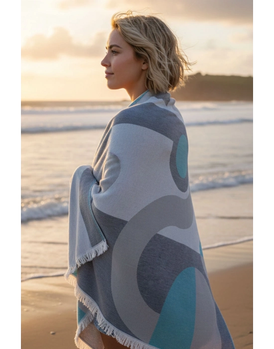 Pergamon Blue Peshtemal