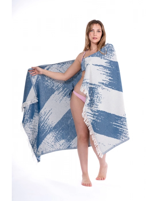 Perge Lacivert Peshtemal