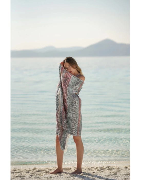 Pica Donanma Mavisi & Kırmızı Peştamal