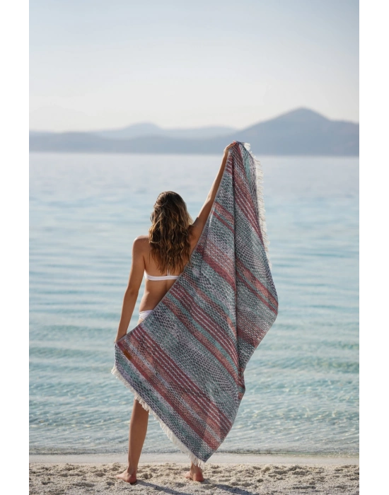 Pica Donanma Mavisi & Kırmızı Peştamal