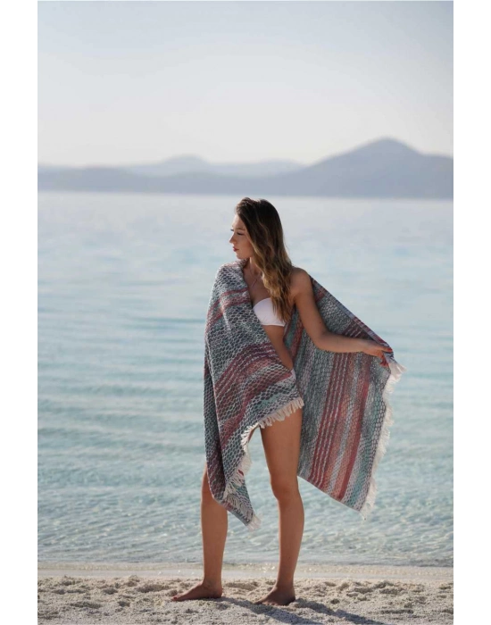 Pica Donanma Mavisi & Kırmızı Peştamal