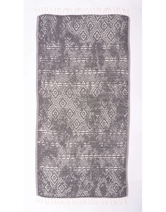 Priene Black Peshtemal