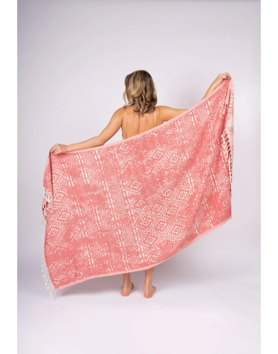 Priene Red Peshtemal