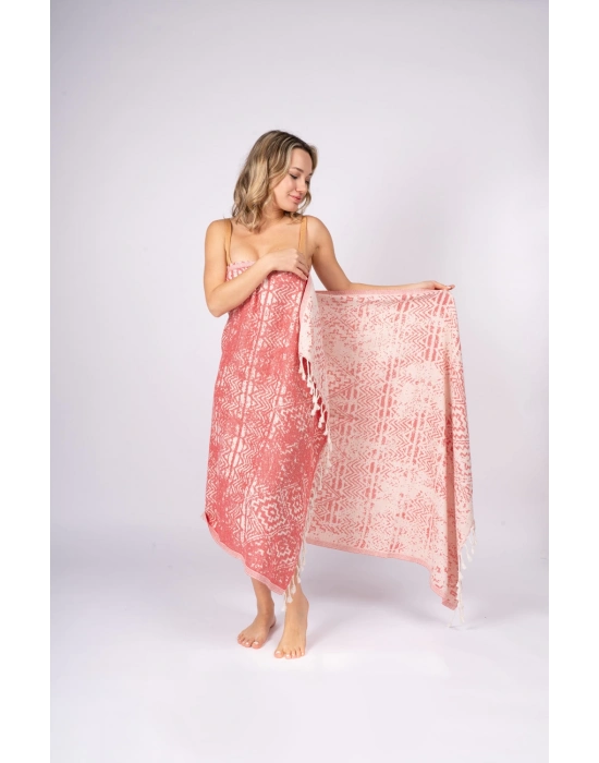 Priene Red Peshtemal