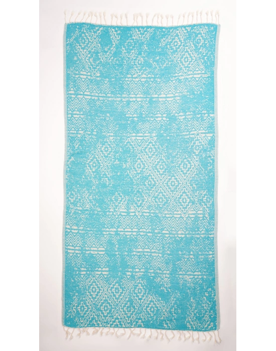 Priene Turkuaz Peshtemal