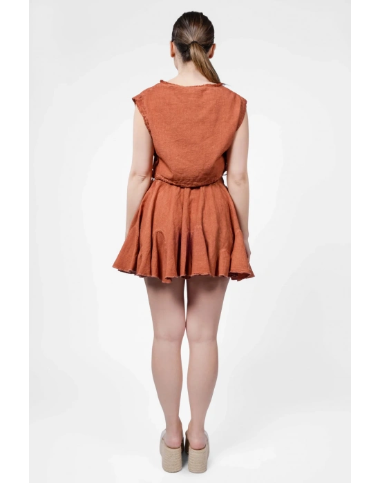 Ateiler Chaputs Keten Seliz Terra Etek One-Size