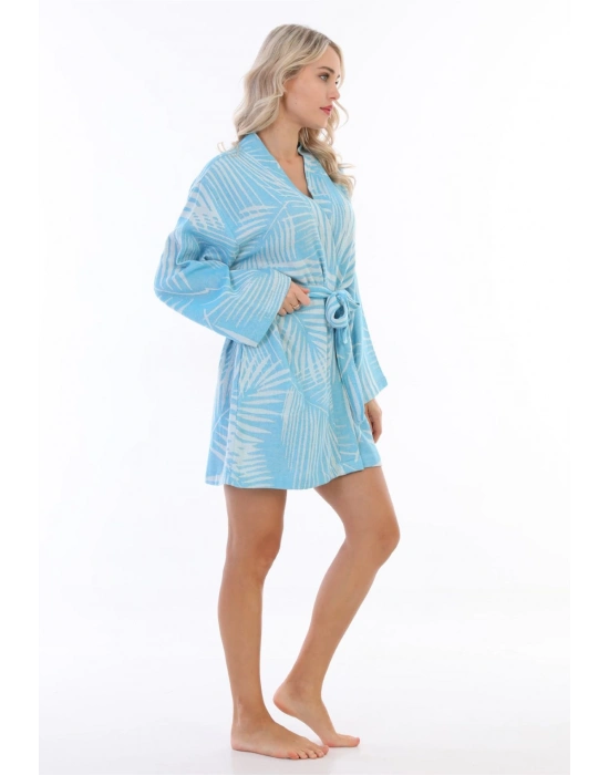 Smyrna Blue Bathrobe