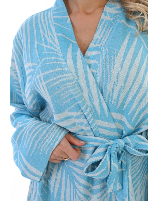 Smyrna Blue Bathrobe
