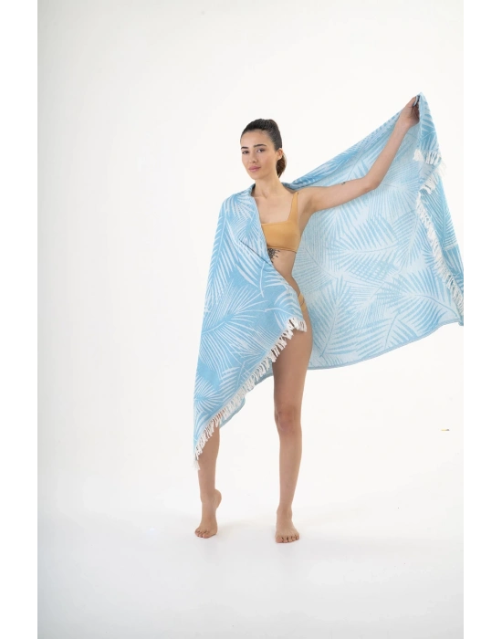 Smyrna Turkuaz Peshtemal