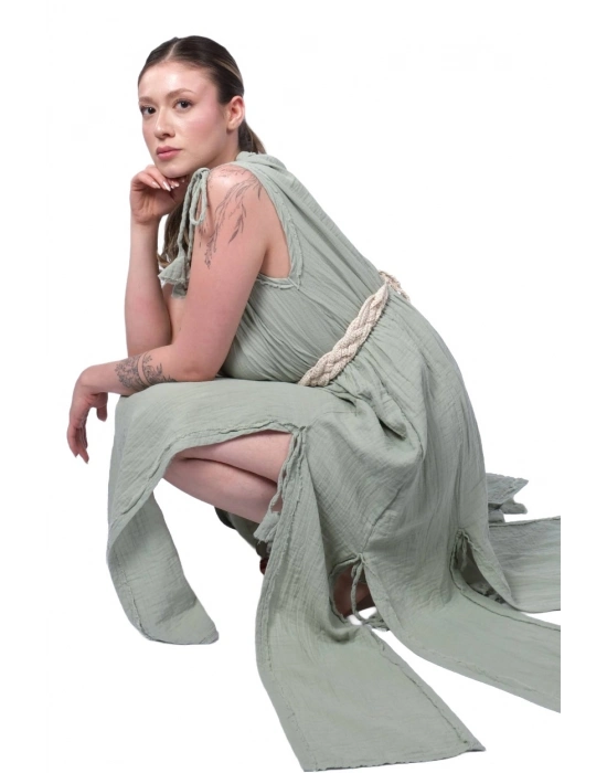 Stella Mint Green Muslin Dress