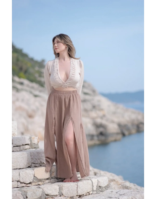 Stella Kahverengi Etek