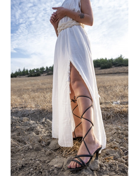 Stella White Muslin Dress