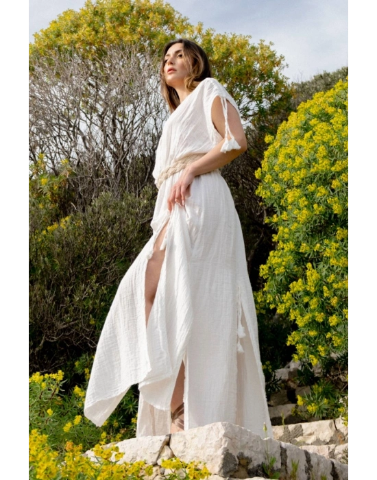 Stella White Muslin Dress