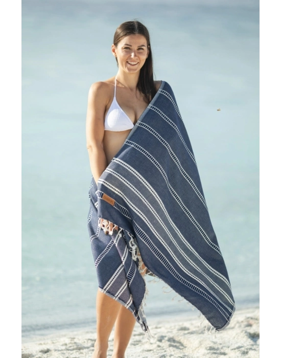 Sundia Navy Blue Peshtemal