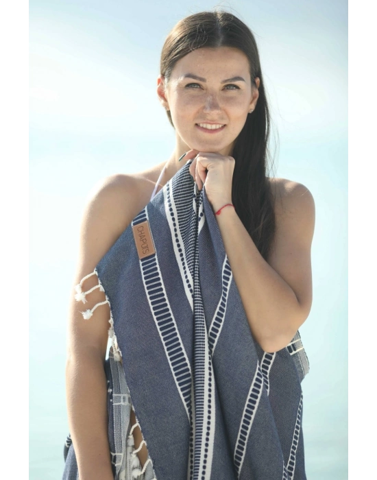 Sundia Navy Blue Peshtemal