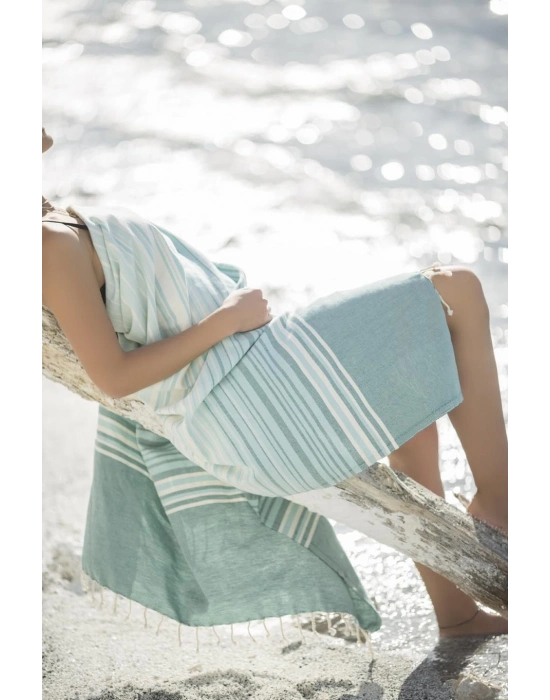 Tegula Green Peshtemal