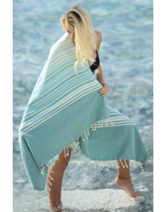 Tegula Green Peshtemal