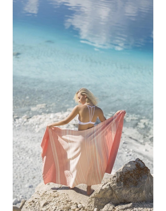 Tegula Kırmızı Peshtemal