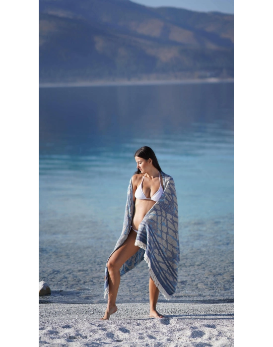 Tella Lacivert Peshtemal