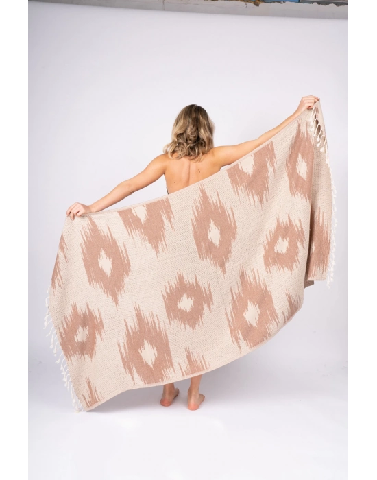 Teos Dark Beige Peshtemal