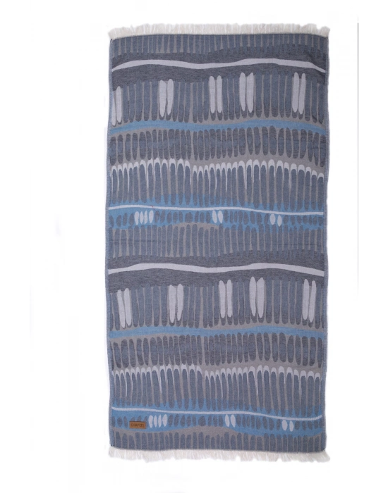 Tibia Navy Blue Peshtemal