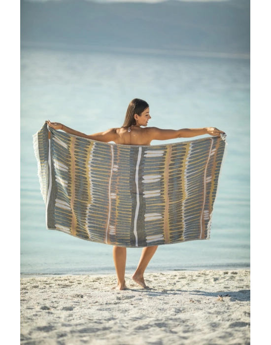 Tibia Sarı Peshtemal