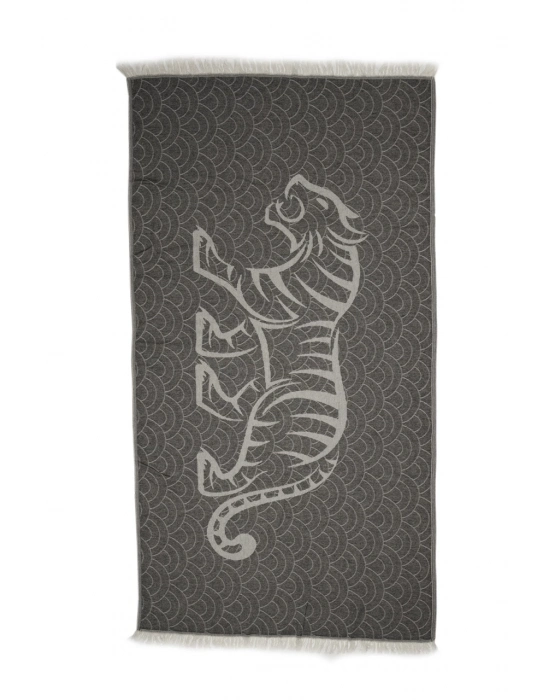 Tiger Siyah Peshtemal (Sürdürülebilir Pamuk)