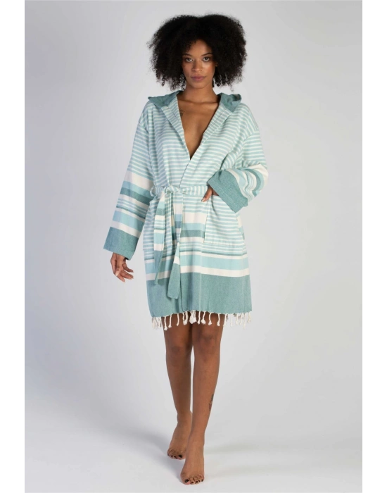 Torelia Yeşil Bornoz