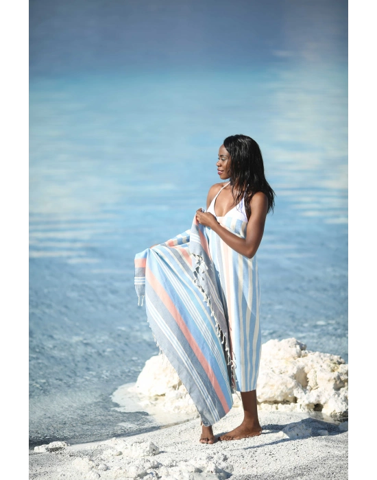 Trivia Blue ve Lacivert Mavi Peshtemal