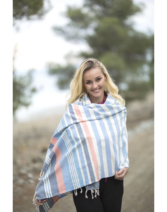 Trivia Blue ve Lacivert Mavi Peshtemal