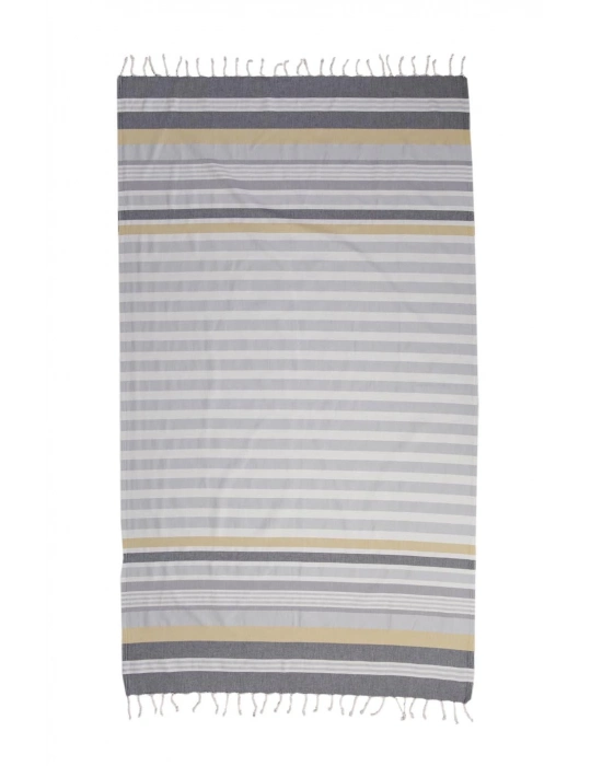 Trivia Grey & Yellow Peshtemal