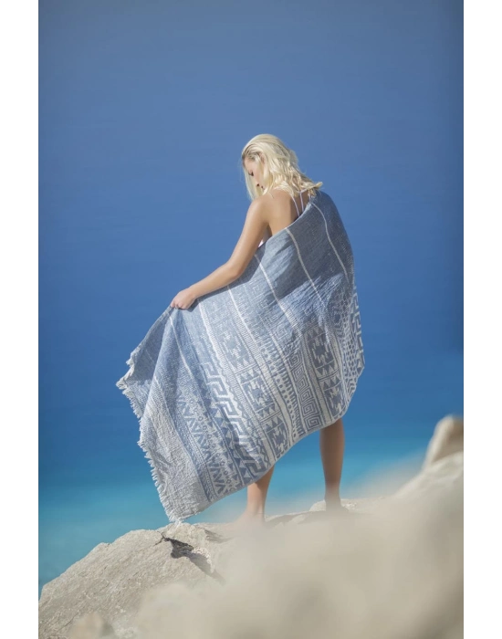 Venusta Lacivert Peshtemal