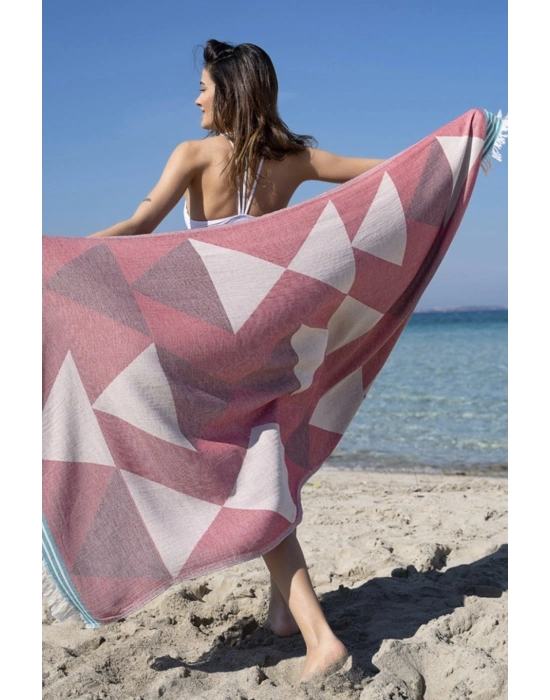 Zeugma Burgundy Peshtemal