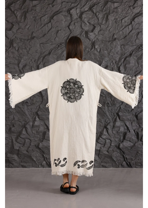 Lifetree Wooden Printed Kaftan