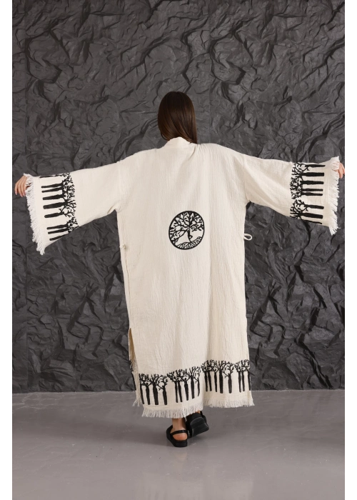 Lifetree Wooden Printed Kaftan