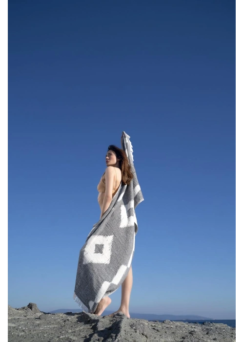 Afrodisias Siyah Peshtemal