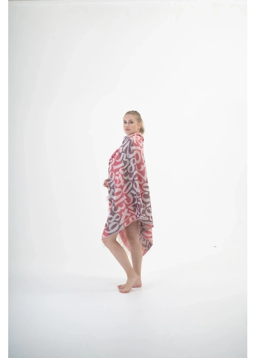 Apollonia Burgundy & Kırmızı Peshtemal