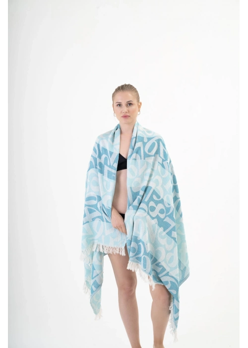 Apollonia Turquoise & Mint Peshtemal