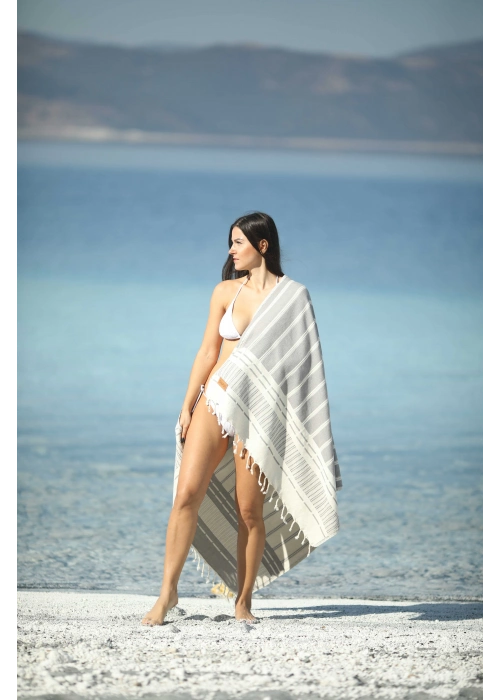 Astrea Grey Peshtemal