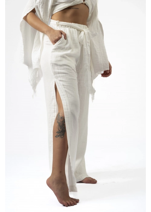 Aya Beyaz Pantolon