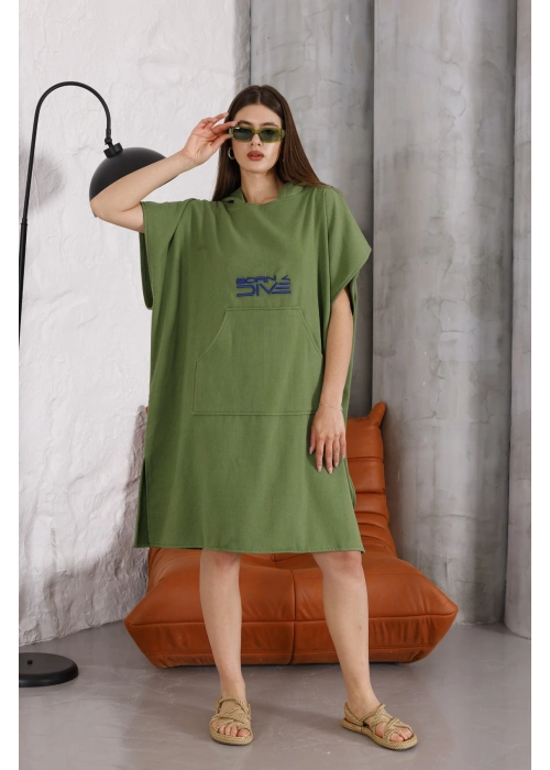 Doğa için Doğmuş Yeşil Orman Ponço