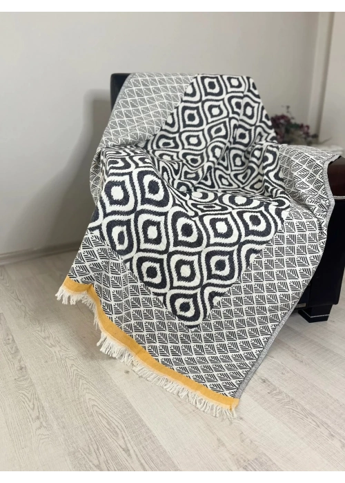 Drop Throw - Siyah & Sarı